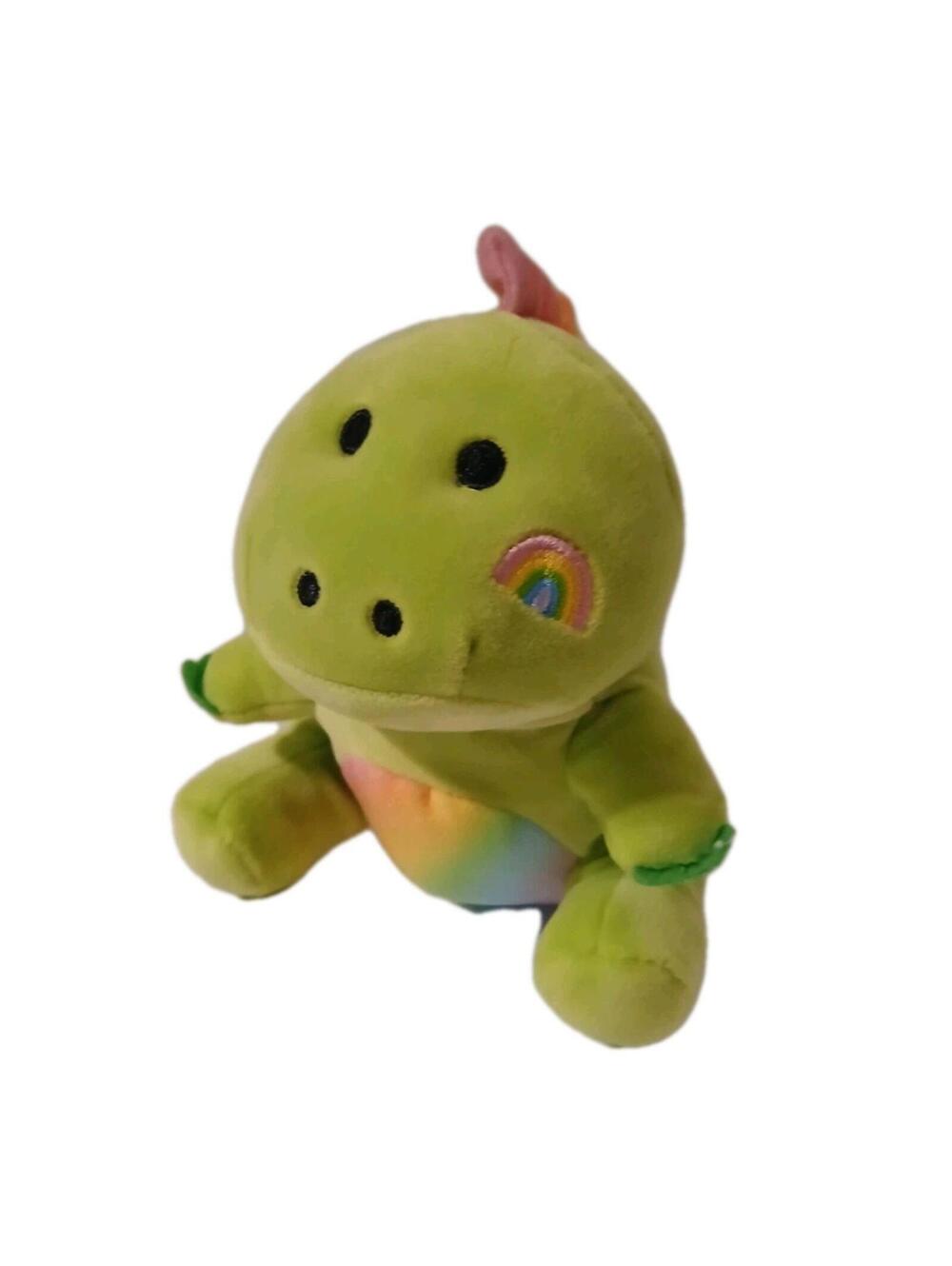 Moriah Elizabeth Rainbow Pickle Dinosaur Stuffed Animal Plush